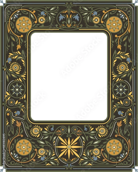 Obraz Victorian Floral Frame