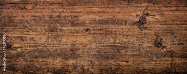 Obraz rustic wood texture with natural pattern as background.