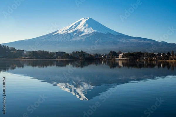 Obraz 朝の富士山