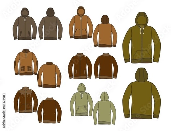 Fototapeta apparel jacket set