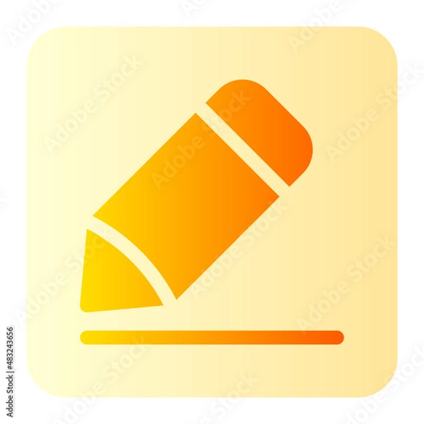 Fototapeta edit gradient icon
