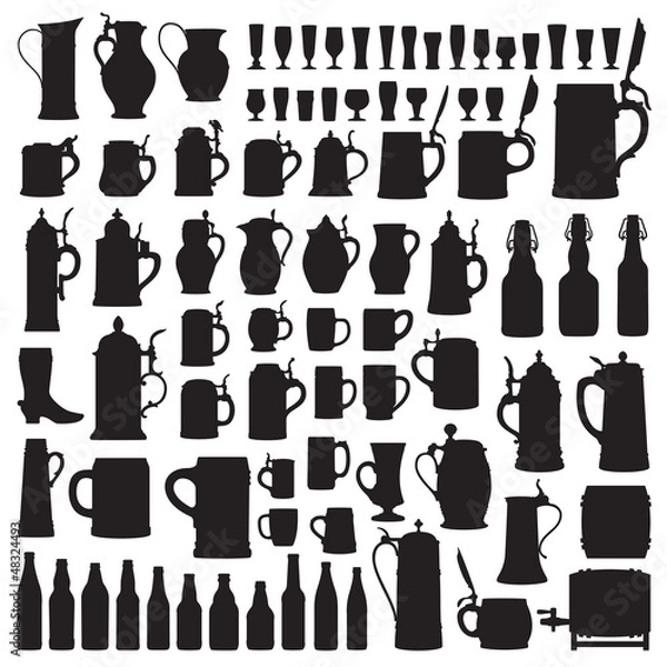 Obraz Beerware silhouettes