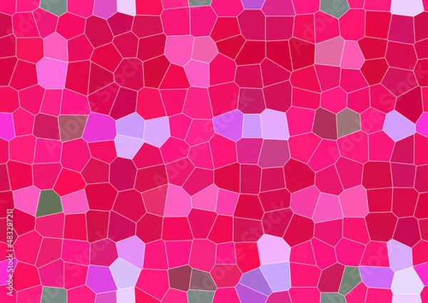 Obraz mosaic, colored geometric texture for drawing, wallpaper, background, website, template or fashion design