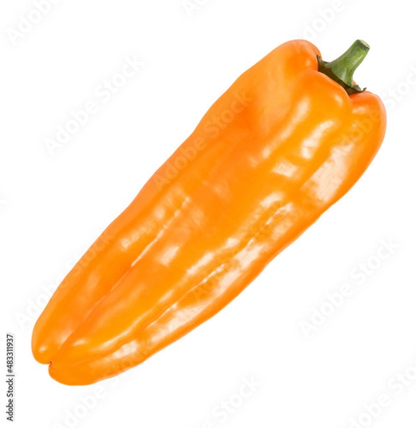 Obraz orange palermo pepper isolated on white