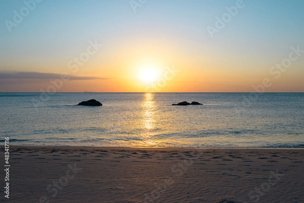 Obraz sunset on the beach