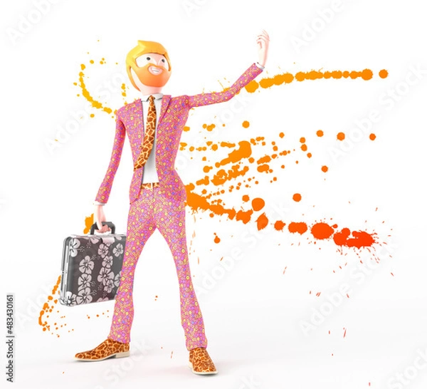 Obraz business man posing