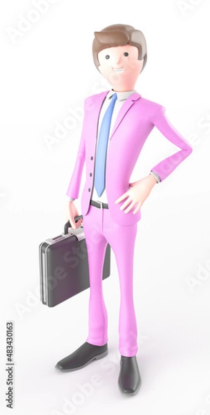 Obraz business man posing