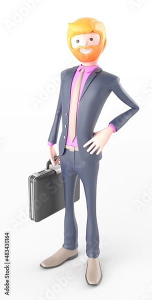 Obraz business man posing