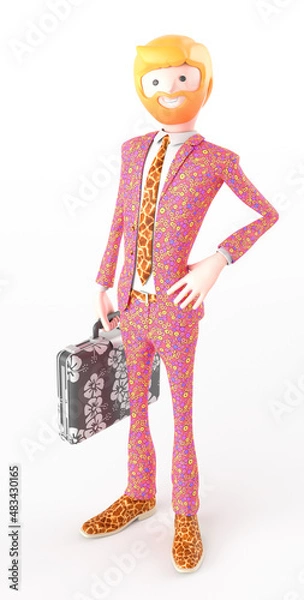 Obraz business man posing