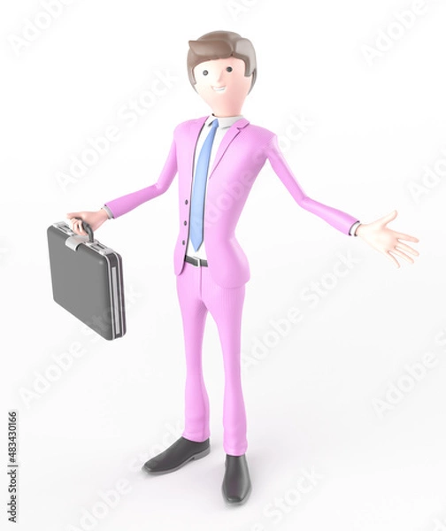 Obraz business man posing