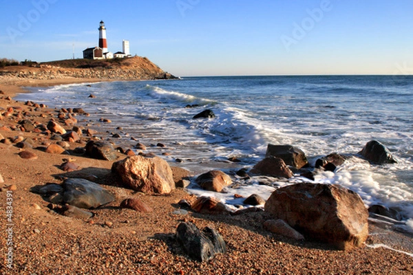 Obraz Latarnia morska i ocean 2