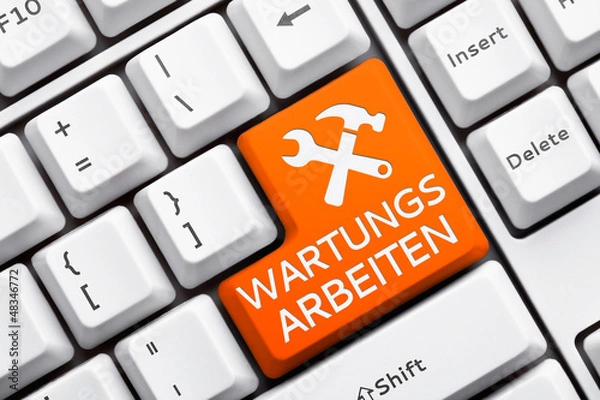 Obraz Wartungsarbeiten