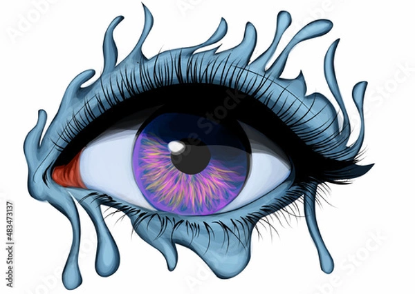 Obraz blue eye