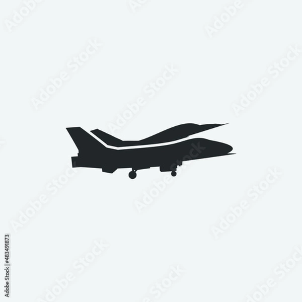 Obraz Plane vector icon illustration sign