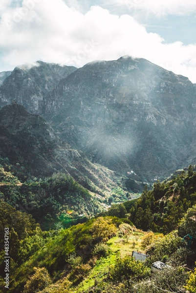 Obraz landscape with clouds