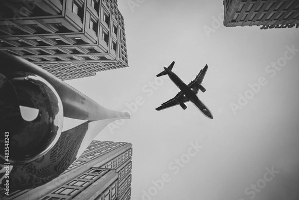 Obraz airplane in the sky