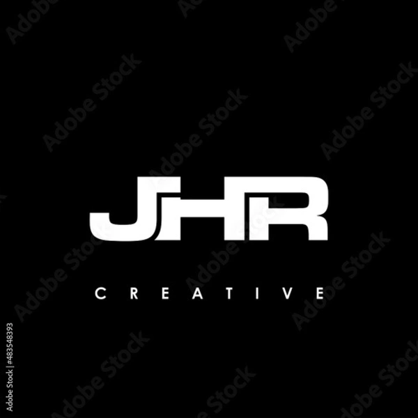 Obraz JHR Letter Initial Logo Design Template Vector Illustration