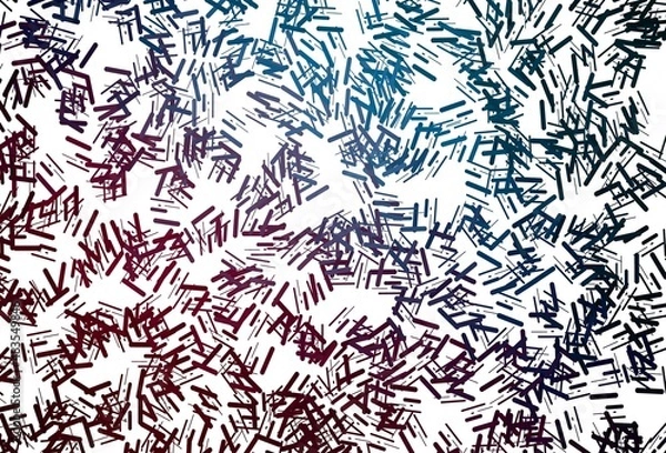 Fototapeta Dark purple vector layout with flat lines.