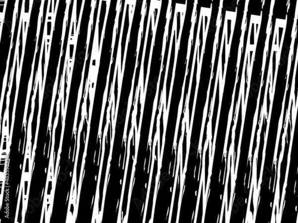 Fototapeta Black and white abstract illustrative background design for shirt and paperback printing