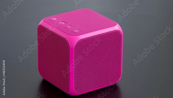 Obraz Little pink speaker
