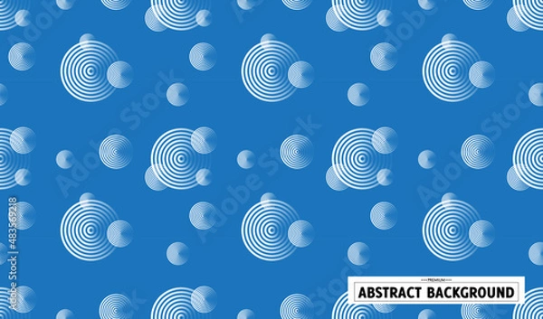 Fototapeta Seamless lines pattern, stripy geometric vector abstract background, linear stripy net, optical maze, web network. Black and white design.