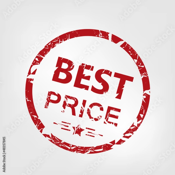 Obraz Best price stamp