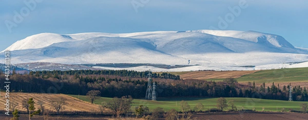 Fototapeta Ben Wyvis, Dingwall, Ross, Scotland, UK