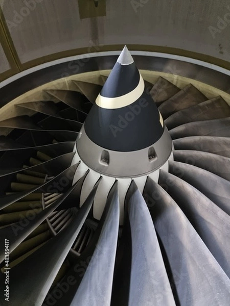 Obraz Airplane turbine