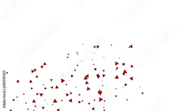 Fototapeta Light Yellow, Orange vector pattern in polygonal style.