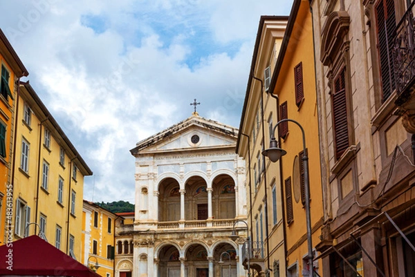 Obraz The Cathedral of  Santi Pietro e Francesco In Massa Carrara
