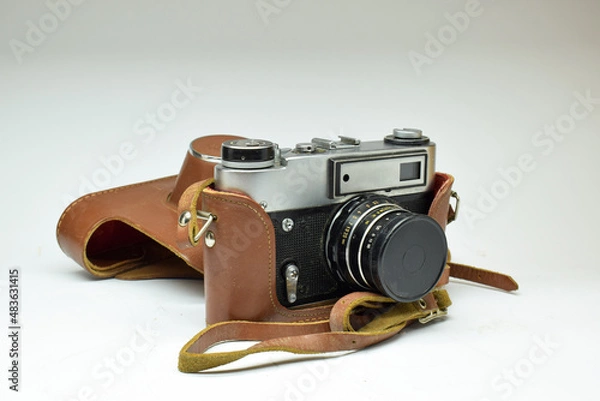 Fototapeta Old photo camera