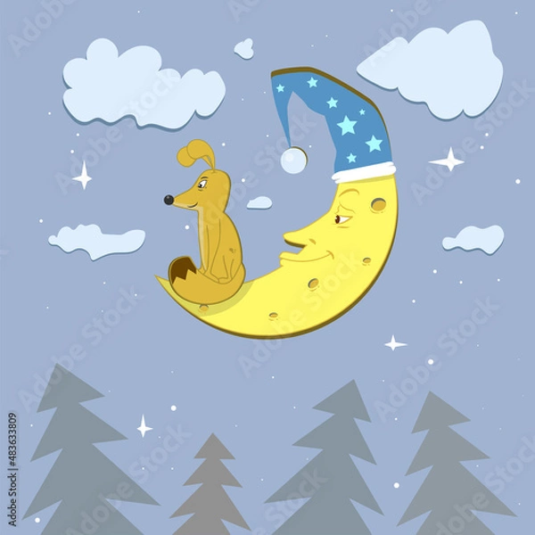 Fototapeta Moon2 (pastel)