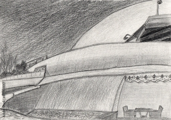 Obraz Architectural Pencil Drawing