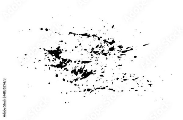 Fototapeta Vector texture grunge black and white.