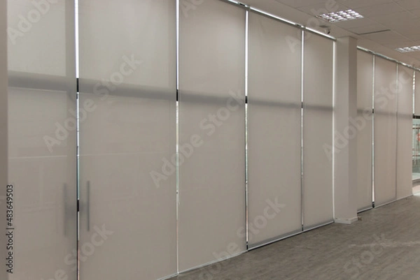 Obraz Decorative blinds, for decoration, sun protection and window care. used by architects and decorators.