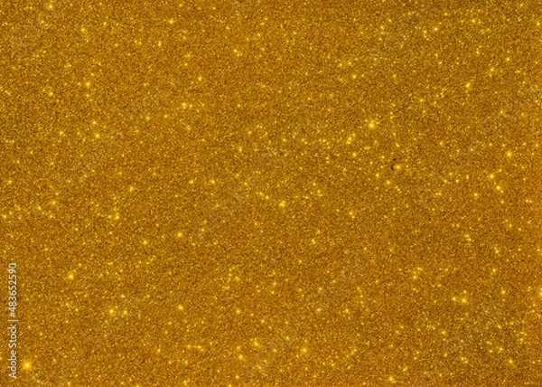 Obraz Golden Small Glitter Particles Texture