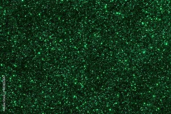 Obraz Emerald Glitter Particles Texture