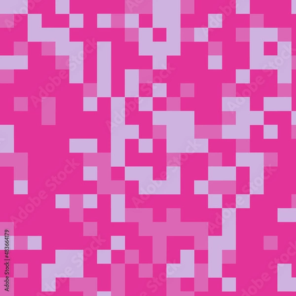 Fototapeta abstract mozaic mosaic  background with random pink gradient. for background usage
