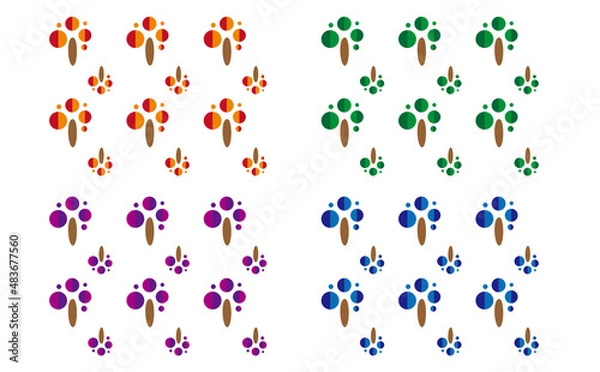 Obraz 自然.木の柄