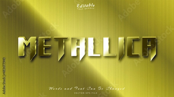 Obraz METALLICA TEXT EFFECT