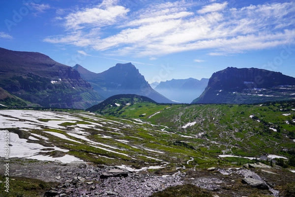 Obraz Une vue des montagnes du Mont Olympe