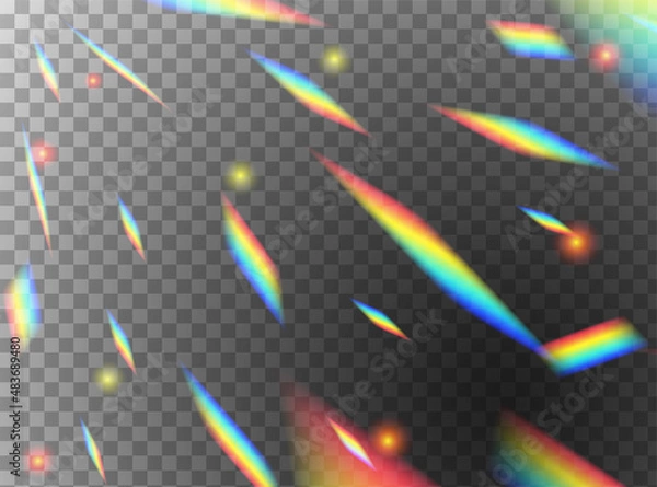 Obraz Holographic, confetti, background material