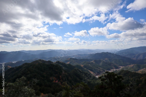 Fototapeta 【日本】登山、鳳来寺山