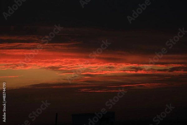 Obraz sunset in the sky