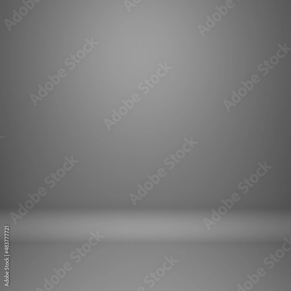 Fototapeta grey empty room background illustration 