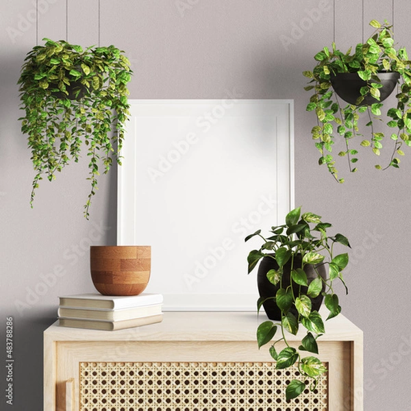Obraz Blank Frame - Boho Blank - Boho Frame - Frame - Boho Frame Mockup - Frame Mock-up