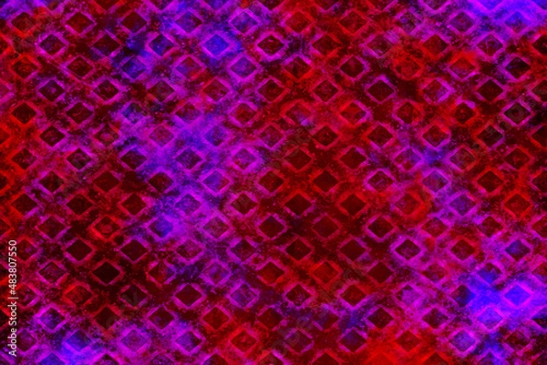 Fototapeta Colorful geometric sureface metallic abstract