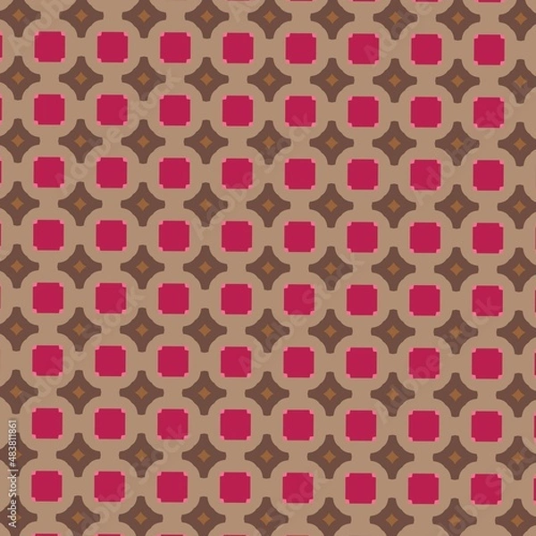 Fototapeta seamless pattern with hearts