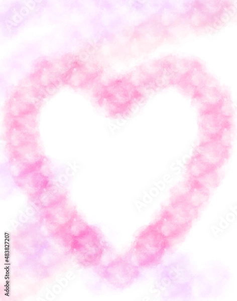 Obraz pink heart background