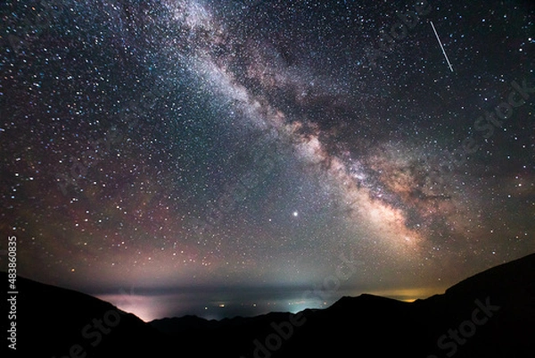 Obraz 【北海道】知床峠の星空